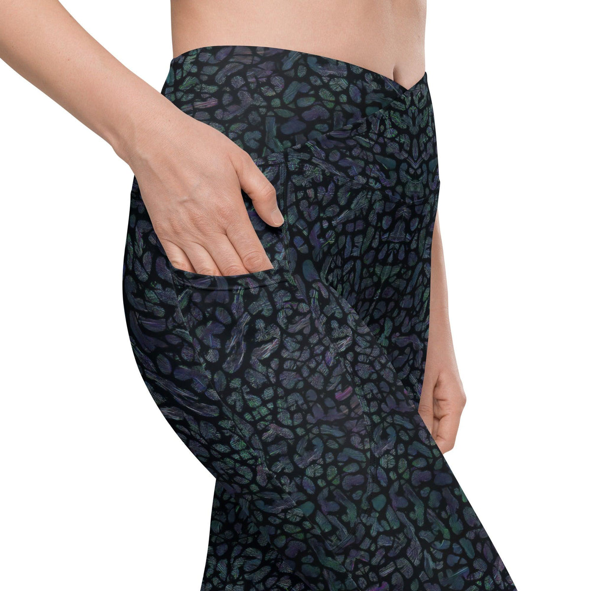 Tranquil Nature Crossover Leggings - Beyond T-shirts