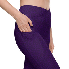 Tranquil Earth Crossover Leggings - Beyond T-shirts