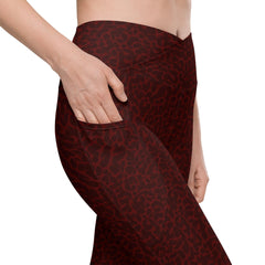 Nature Inspired Elegance Leggings With Pockets - Beyond T-shirts