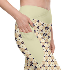 Tidal Twist Crossover Leggings with Pockets