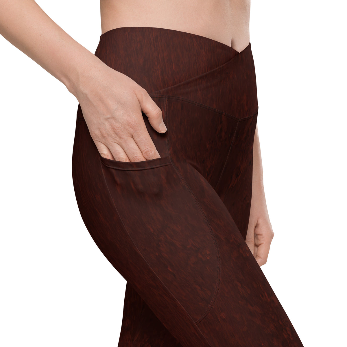 Titanium Touch Crossover Leggings with Pockets