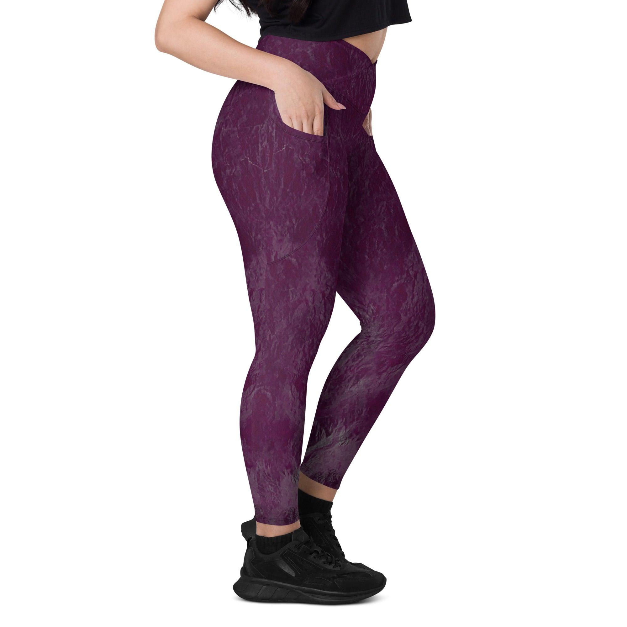 Cosmic Alignment Crossover Leggings With Pockets - Beyond T-shirts