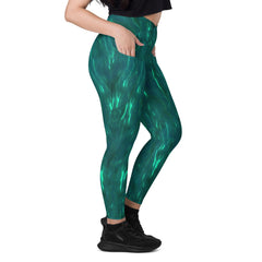 Blossom Rhapsody Crossover Leggings - Beyond T-shirts