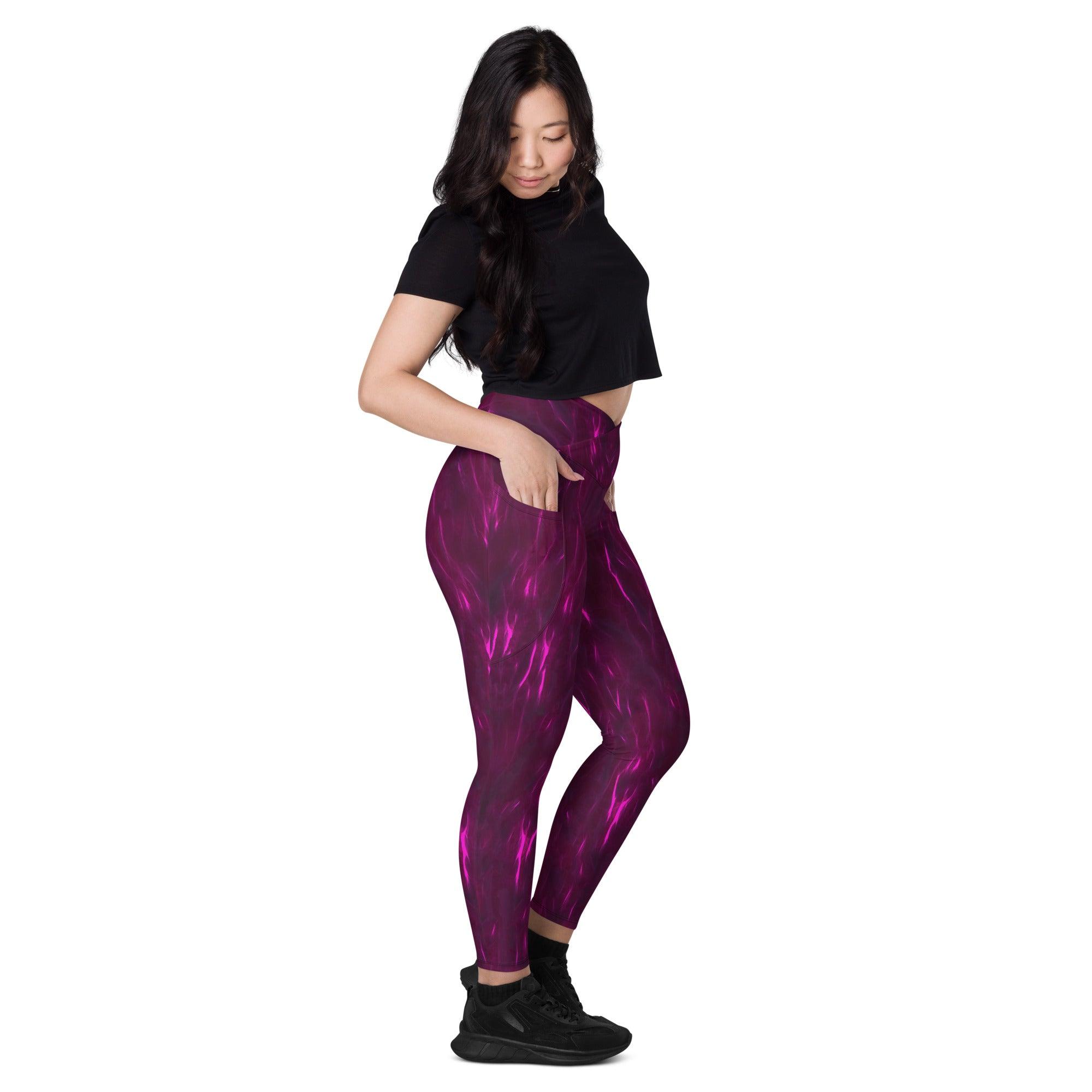 Seaside Voyage Crossover Leggings - Beyond T-shirts