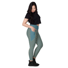 Nature's Nectar Crossover Leggings with Pocket