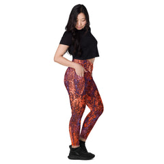 Canvas Creativity Crossover Leggings with Pockets