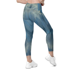 Nature's Grace Crossover Leggings With Pockets - Beyond T-shirts