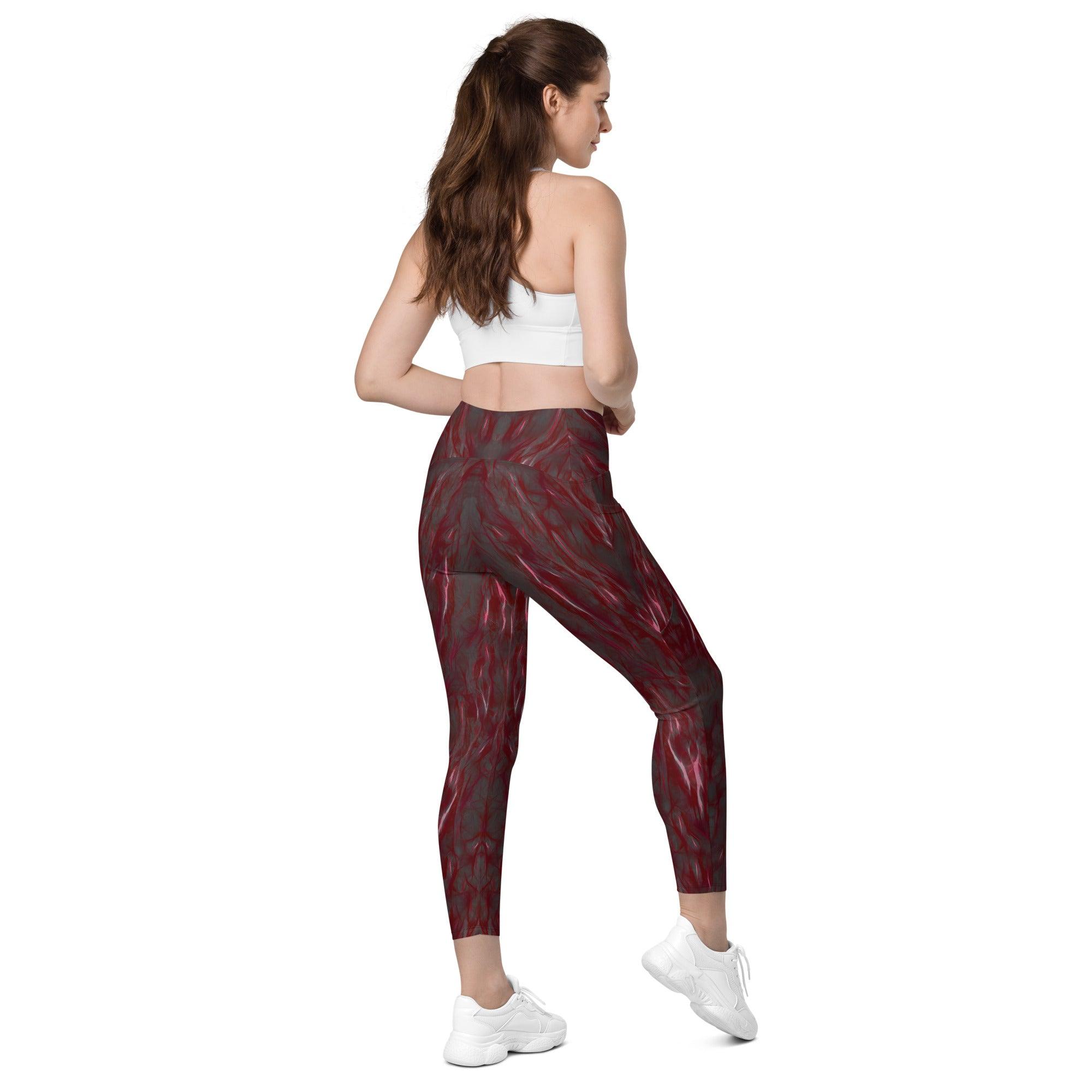 Active Balance Crossover Leggings With Pockets - Beyond T-shirts