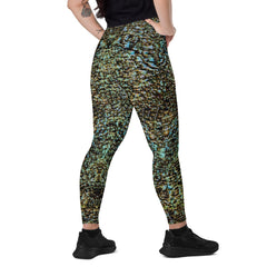 Botanical Harmony Crossover Leggings - Beyond T-shirts
