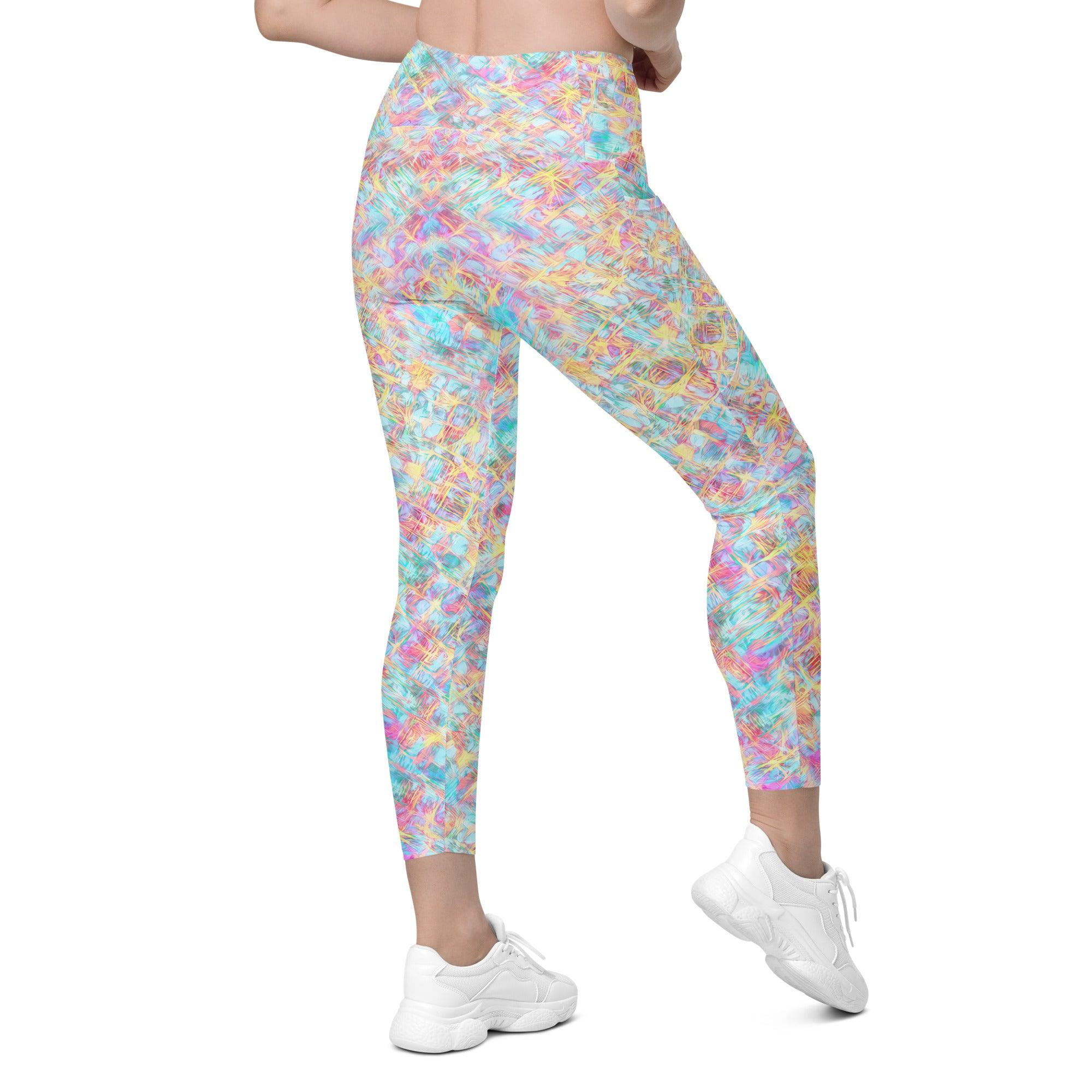 Earthy Elegance Crossover Leggings - Beyond T-shirts