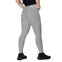 Aztec Adventure Crossover Leggings with Side Pocket