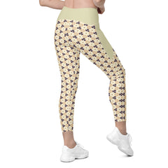 Tidal Twist Crossover Leggings with Pockets