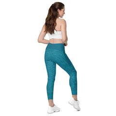 Butterfly Breeze Crossover Leggings with Pockets