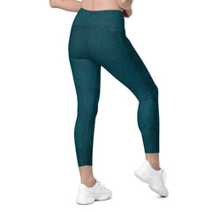 Steel Armor Crossover Leggings with Pockets