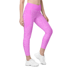 Savannah Stride Crossover Leggings with Pockets