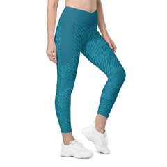 Butterfly Breeze Crossover Leggings with Pockets