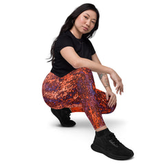 Canvas Creativity Crossover Leggings with Pockets