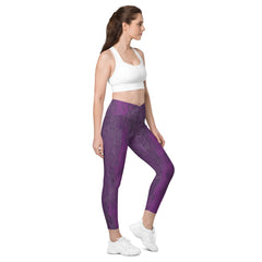 Urban Fusion Crossover Leggings with Pockets