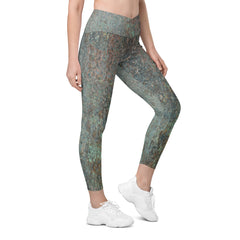 Titanium Comfort Crossover Leggings with Pockets