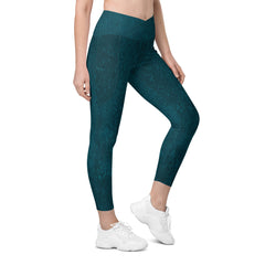 Steel Armor Crossover Leggings with Pockets