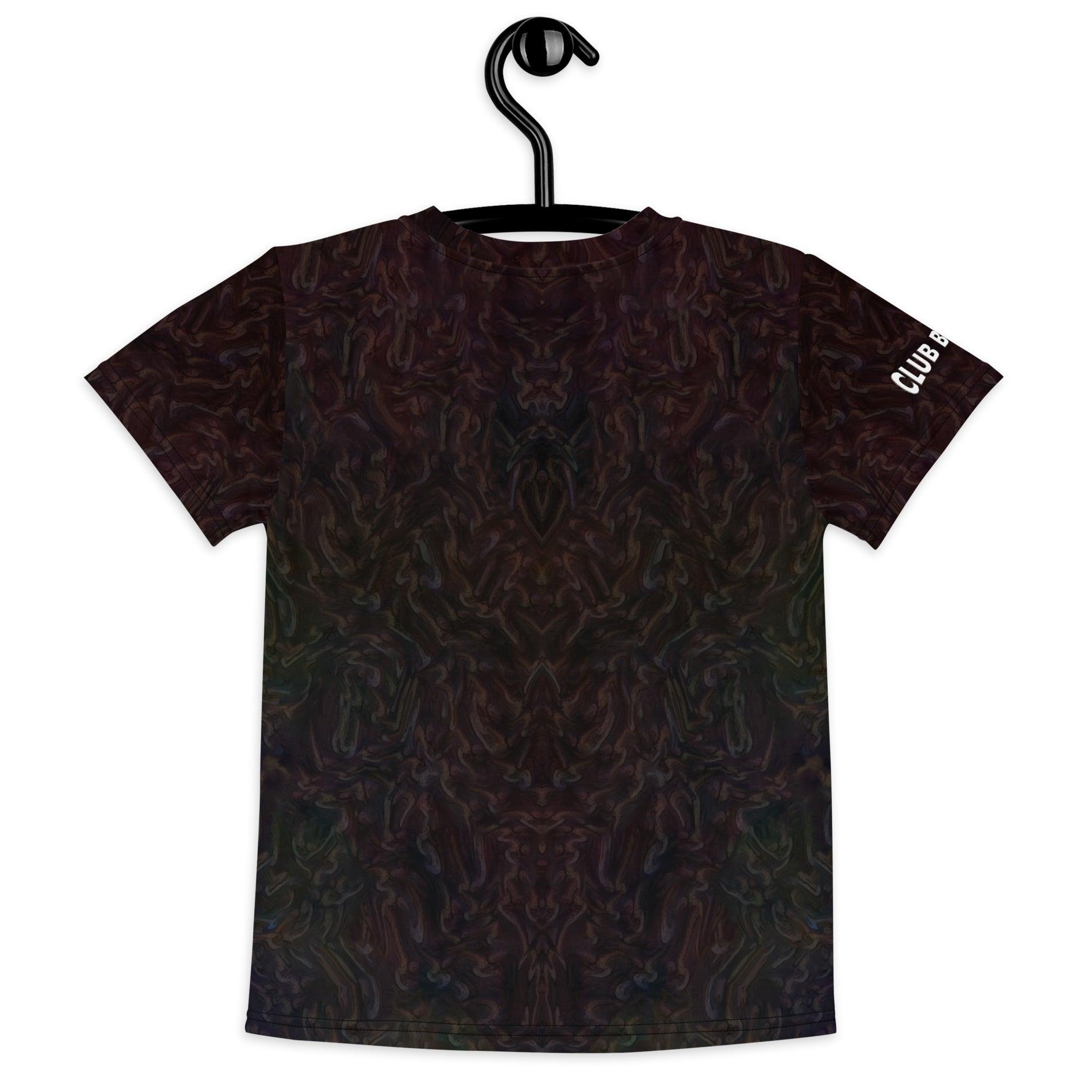 Close-up of CB3-91 kids' t-shirt fabric showcasing soft texture