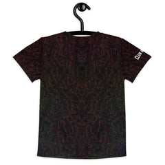 Close-up of CB3-91 kids' t-shirt fabric showcasing soft texture