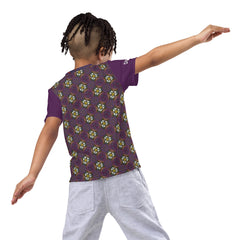 Cheerful Cheetah Chases Children's T-Shirt