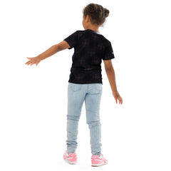 Child wearing Origami Magic crew neck t-shirt.