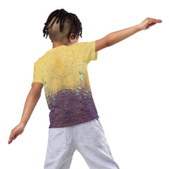 Back view of Kirigami Adventure Kids T-Shirt