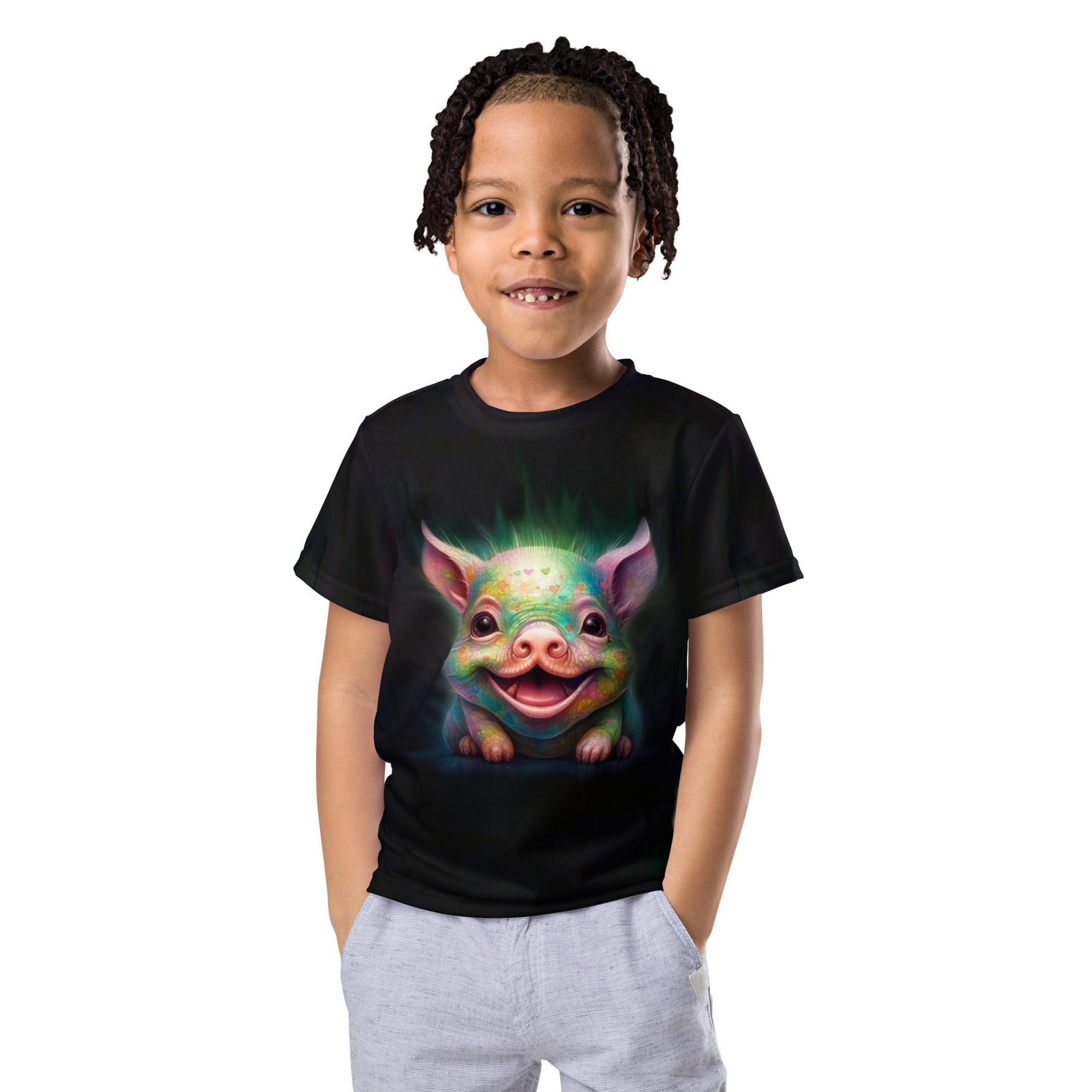 CB3-98 kids crew neck t-shirt in vibrant color