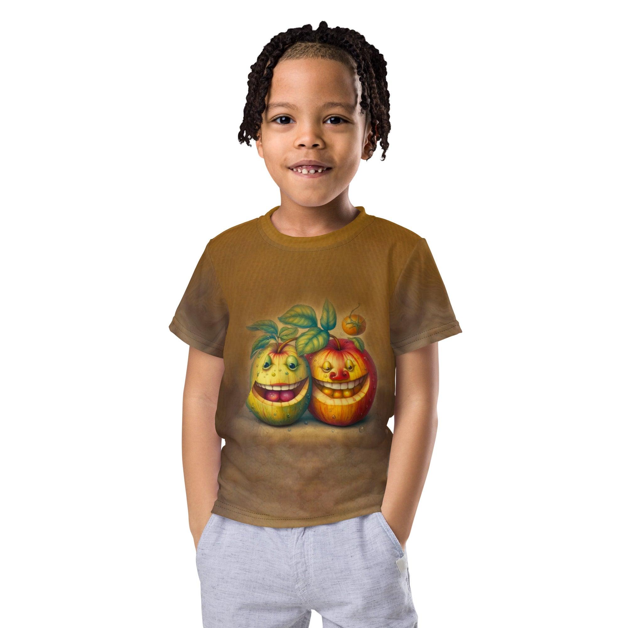 CB3-127 kids crew neck t-shirt - Front View.