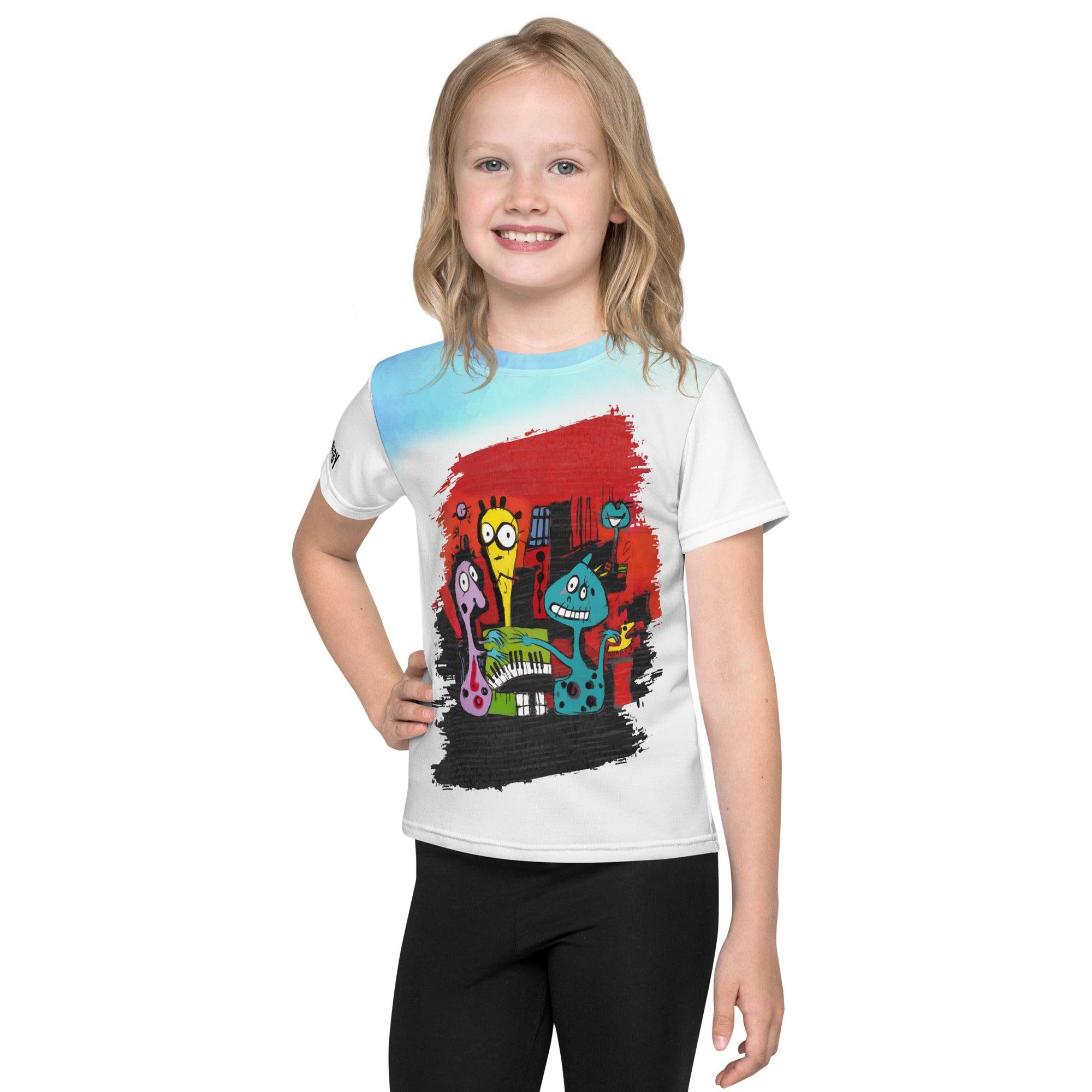 Halloween Magic Kids All-Over Print Shirt - Beyond T-shirts