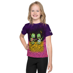 Zombie Zone Halloween Crew Neck Tee - Beyond T-shirts