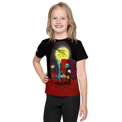 Frankenstein's Fun Halloween Crew Neck Tee - Beyond T-shirts