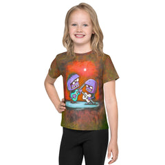 Spiderweb Sensation Halloween Crew Neck Tee - Beyond T-shirts