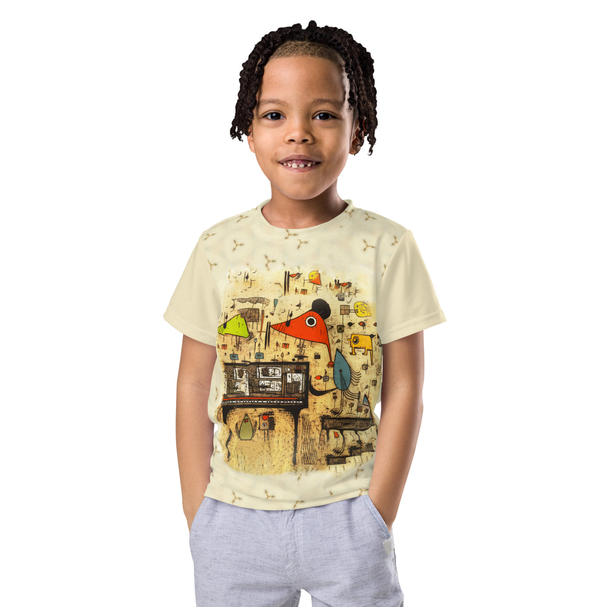 Playful Palette: Children's Art T-Shirt