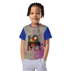 Kiddie Canvas Illustrated Crew Neck For Kids