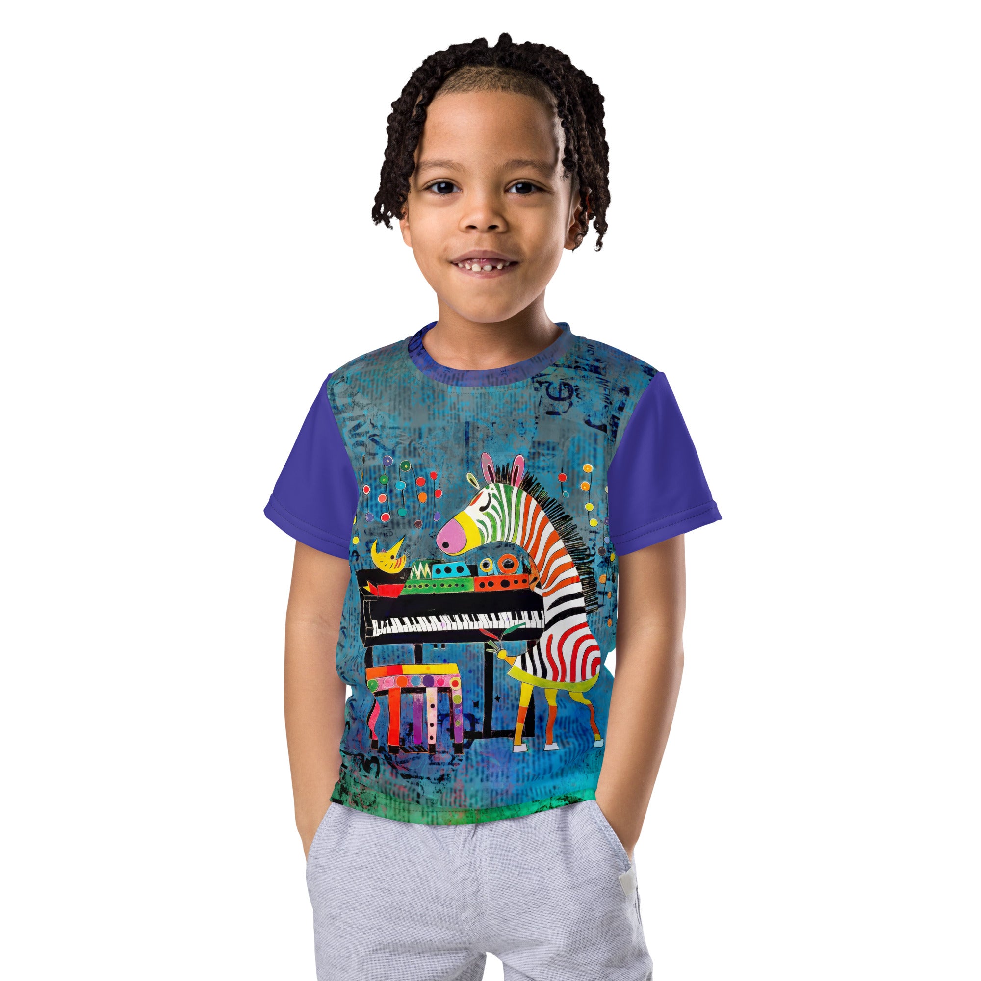 Creative Critters Kids' Illustrated Crew Neck