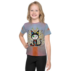 Tiny Traveler  Adventure Art Kids' Crew Neck