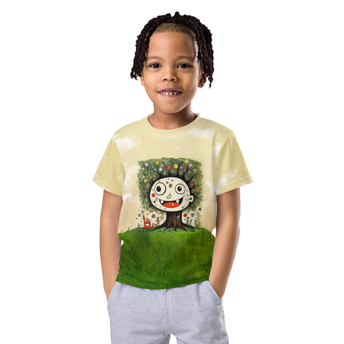 Creative Constellation Kids' Space Art T-Shirt