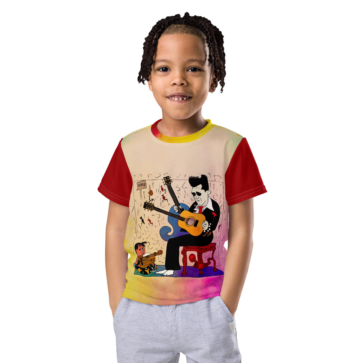 Little Linguist: Language Art Kids' T-Shirt