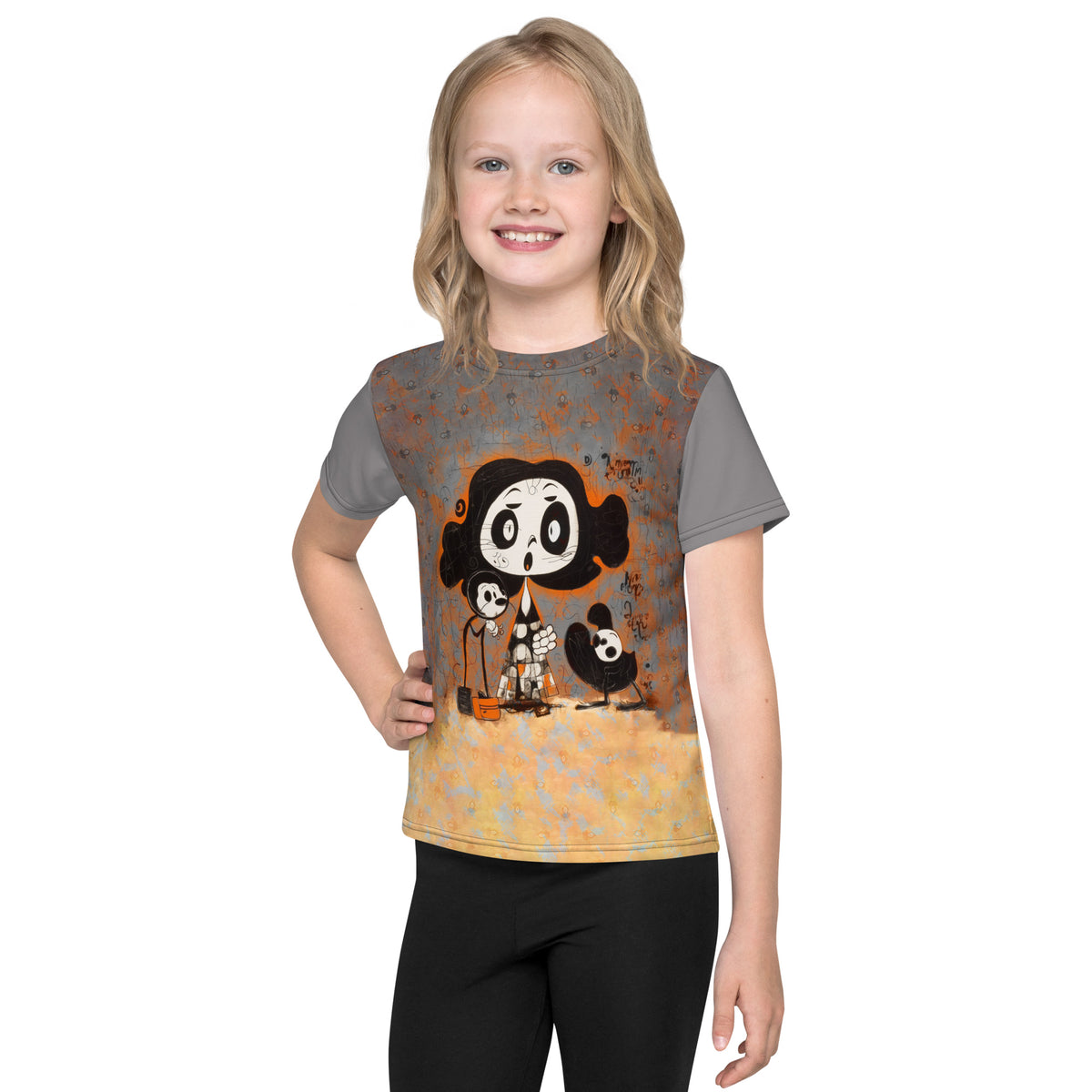 Kiddie Conductor Train Art Children's T-Shirt