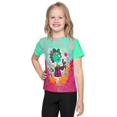 Cheerful Caterpillar Crawl Children's T-Shirt