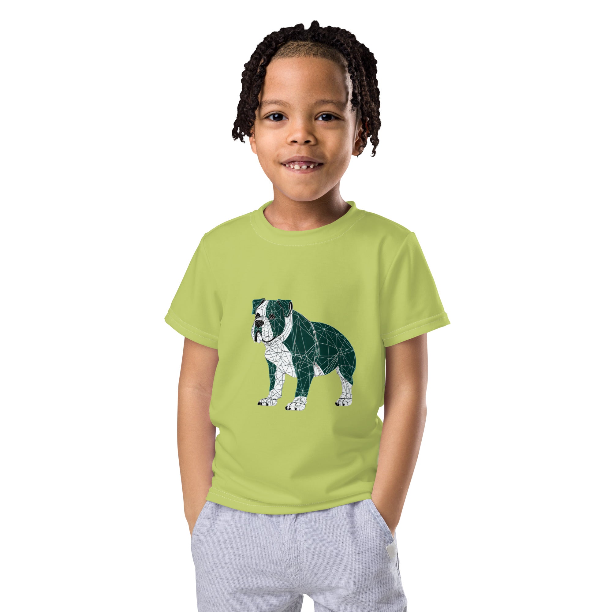 Poodle’s Peaceful Paws Kids T-Shirt