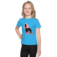 Poodle’s Paws And Posies Kids T-Shirt