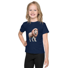 Lion’s Leisurely Lounging Kids T-Shirt