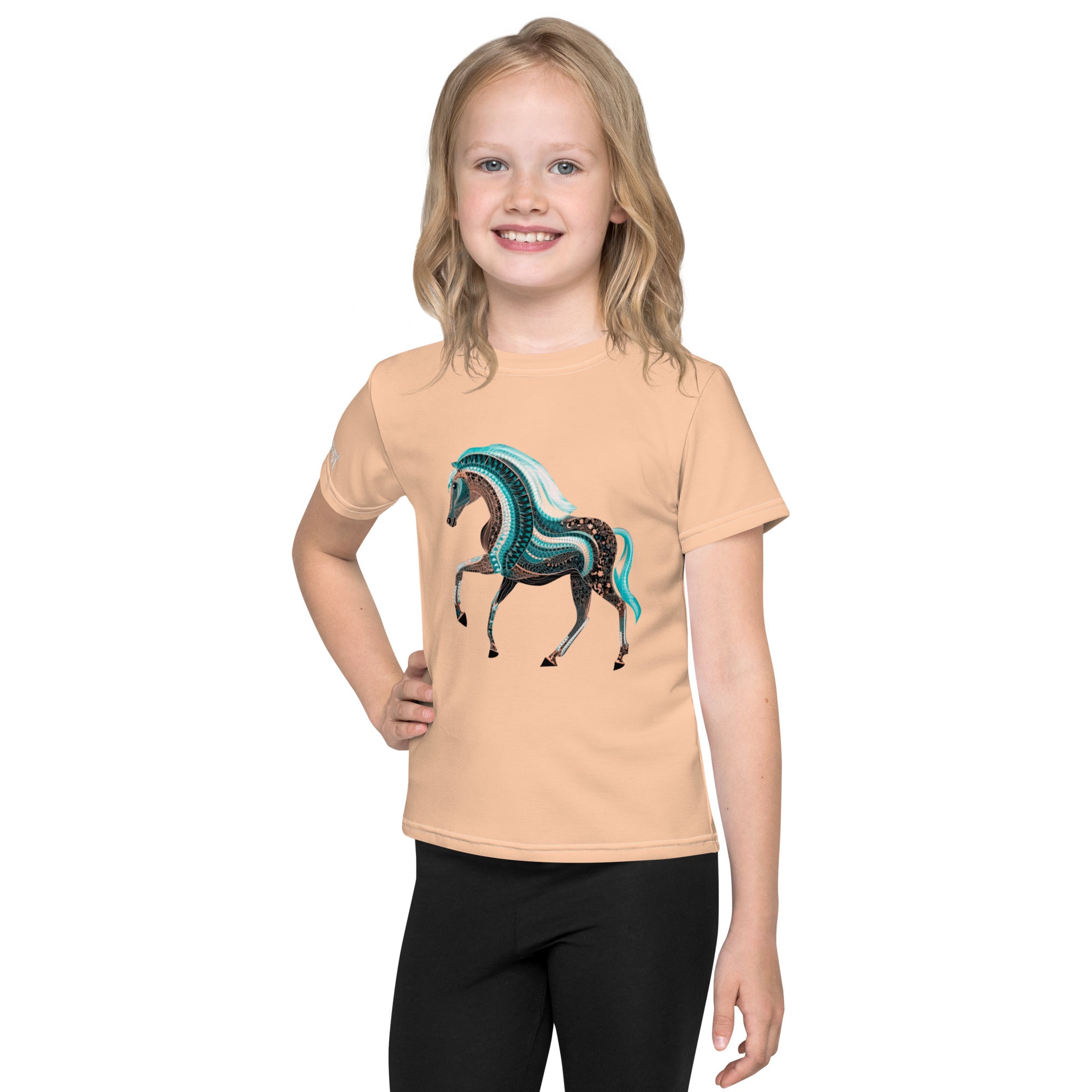 Horse’s Harmonious Hues Kids T-Shirt