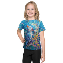 Kirigami Delight kids t-shirt with paper art design