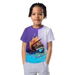 Fun and vibrant kids t-shirt artistic theme