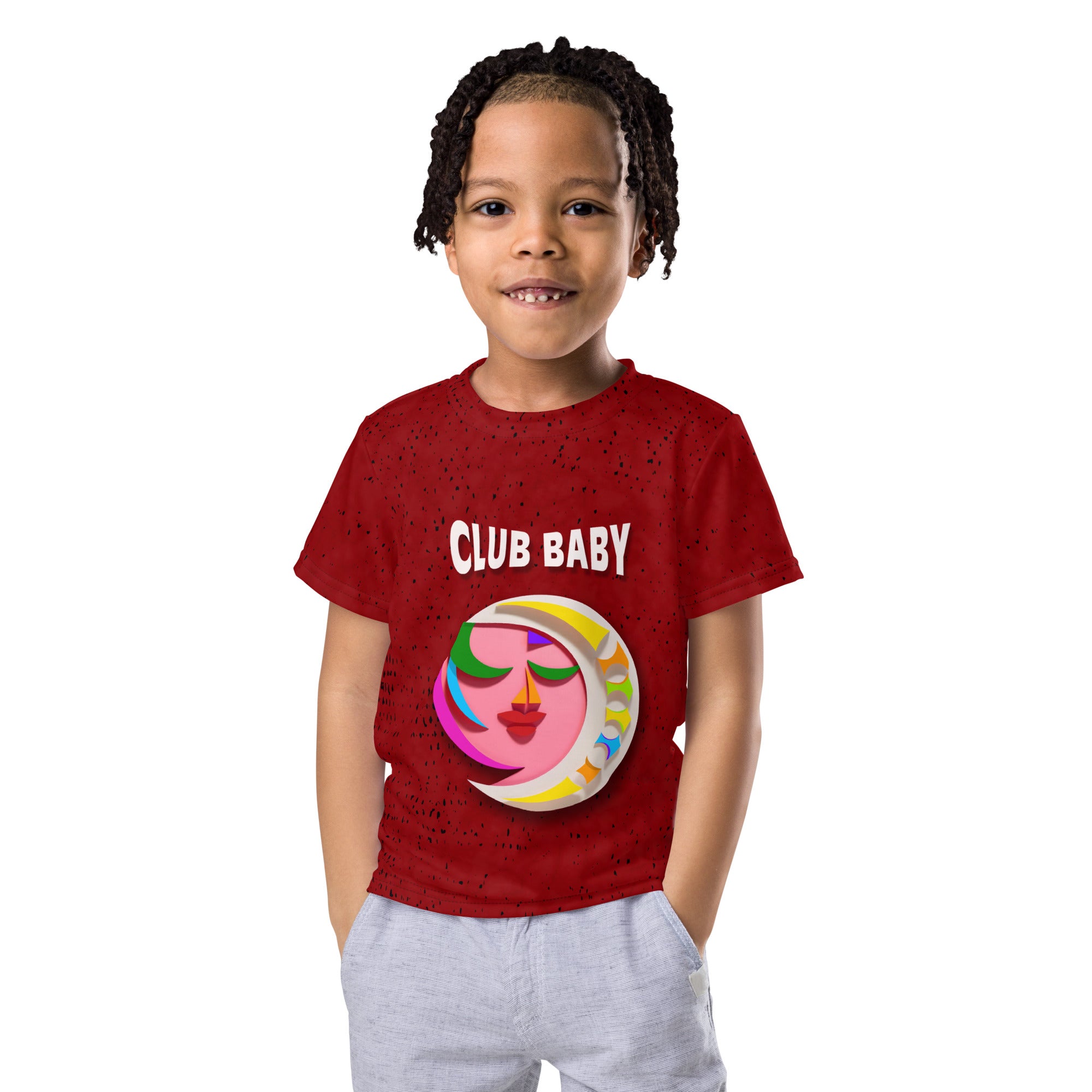 Child wearing Dragon’s Lair graphic T-shirt
